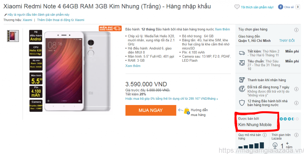 mua điện thoại xiaomi trên lazada có nên mua điện thoại xiaomi trên lazada không