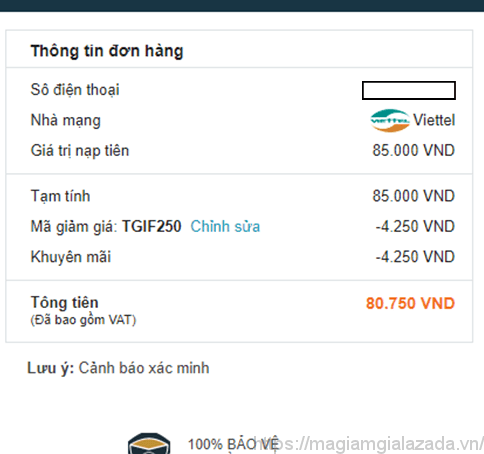 mua thẻ cào điện thoại trên Lazada mua thẻ cào điện thoại trên Lazada
