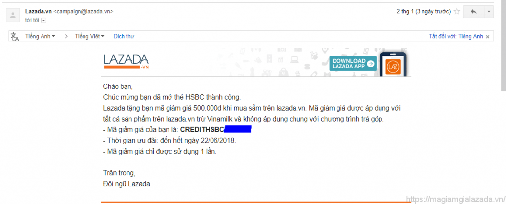 Mã voucher Lazada 500K Tặng mã voucher Lazada 500K và thẻ cào điện thoại