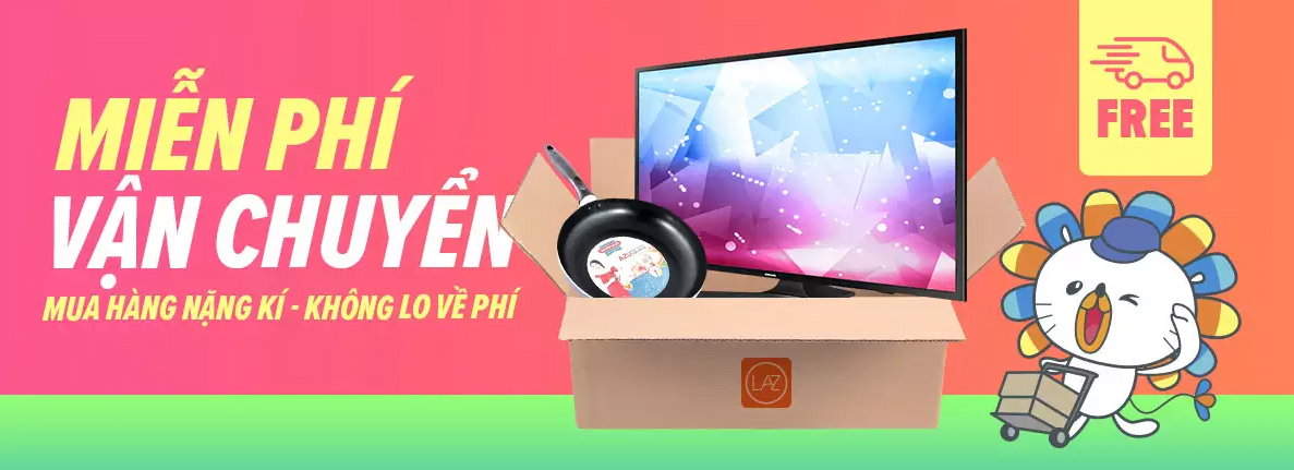 Miễn phí vận chuyển Lazada 