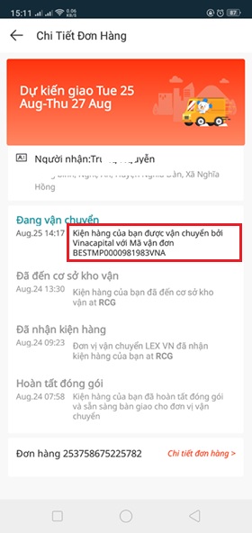 Cách kiểm tra tình trạng đơn hàng Lazada đang ở đâu, bao giờ giao?