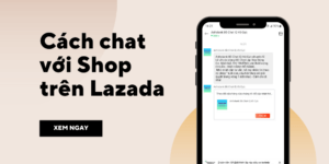 chat với shop trên lazada