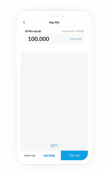 Nạp tiền vào ví điện tử eM Lazada Nạp tiền vào ví điện tử eM Lazada