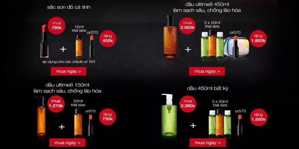 Đặt trước rước quà khủng từ Shu Uemura trên Lazada 