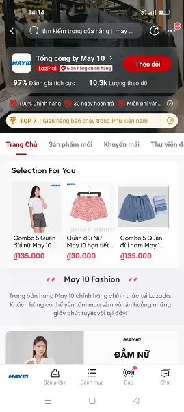 7 shop bán quần áo trên lazada 2