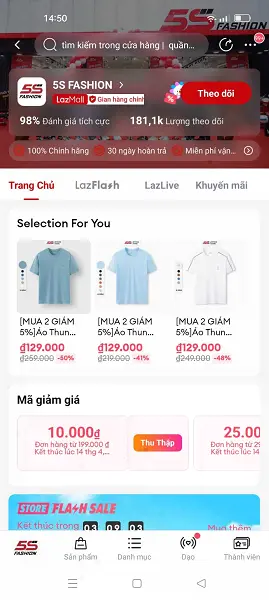 7 shop bán quần áo trên lazada 5