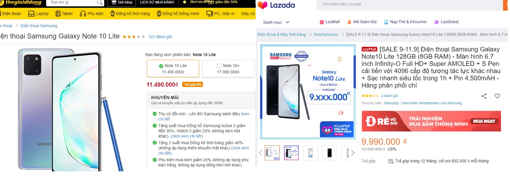 mua điện thoại trên lazada có tốt không