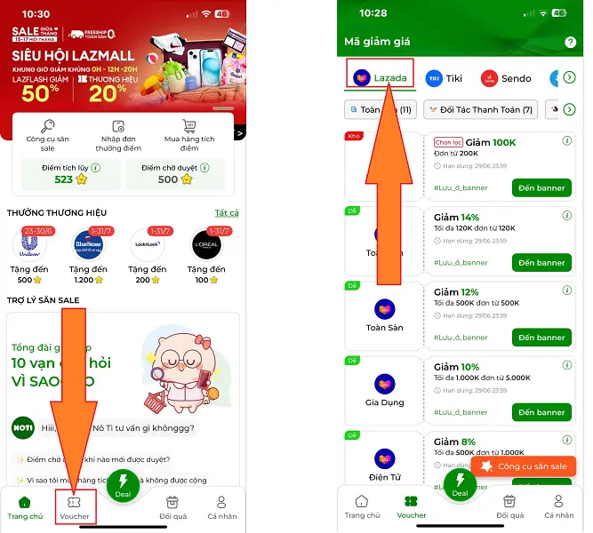 Voucher lazada