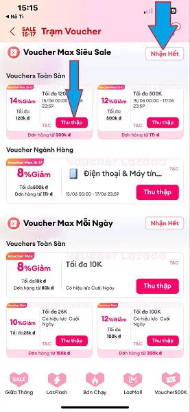 Mã giảm giá Lazada 4