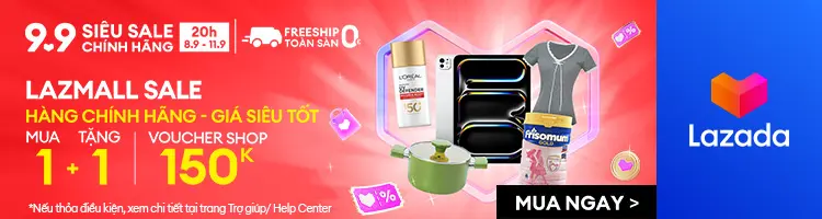 siêu tiệc thương hiệu lazada mall 99 2025