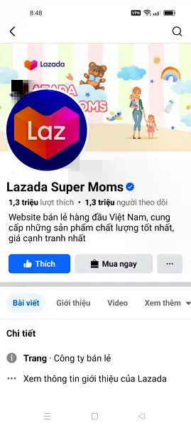 Kênh thông tin chính thức lazada 4