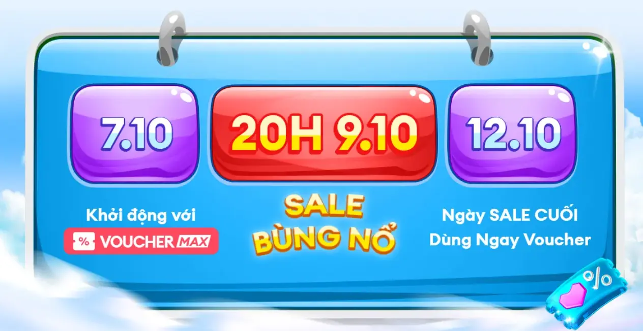 lazada 10.10 lịch sale