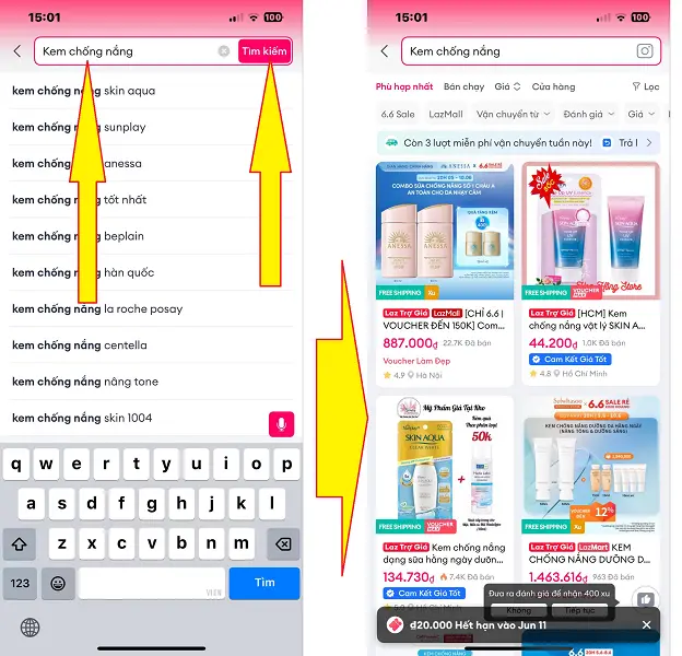 Mua hàng trên Lazada 1