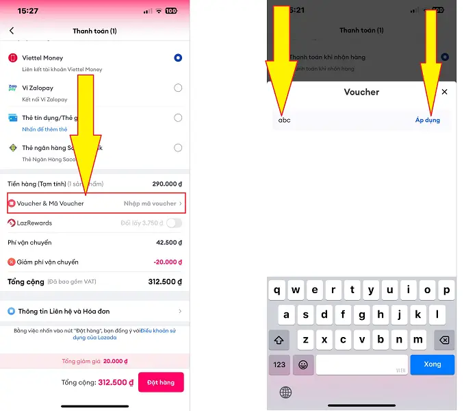 Mua hàng trên Lazada 6