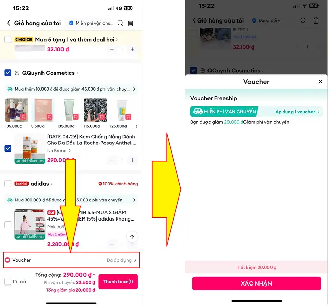 Mua hàng trên Lazada 7