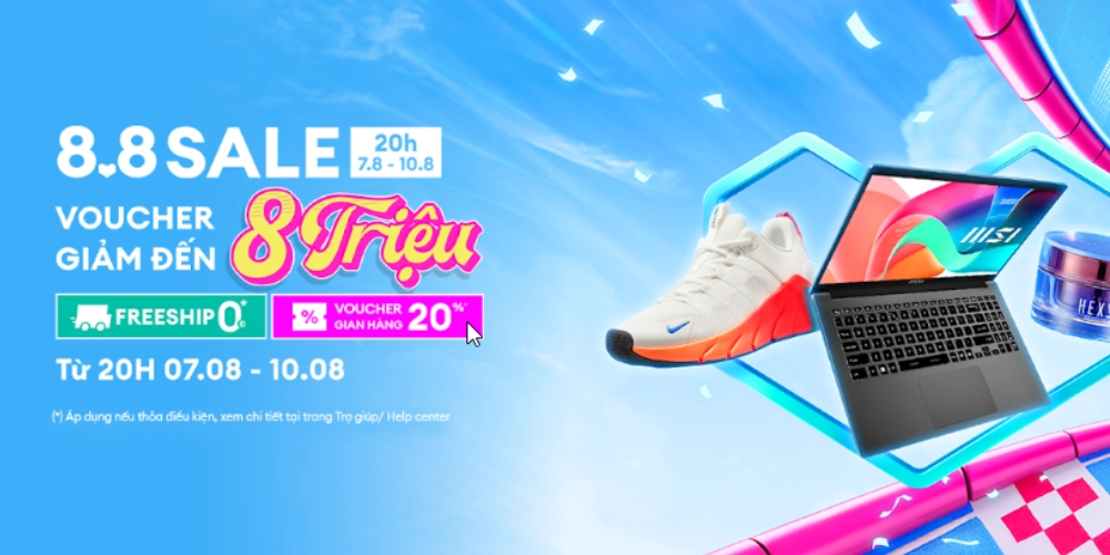Lazada 8.8 magiamgialazada.vn