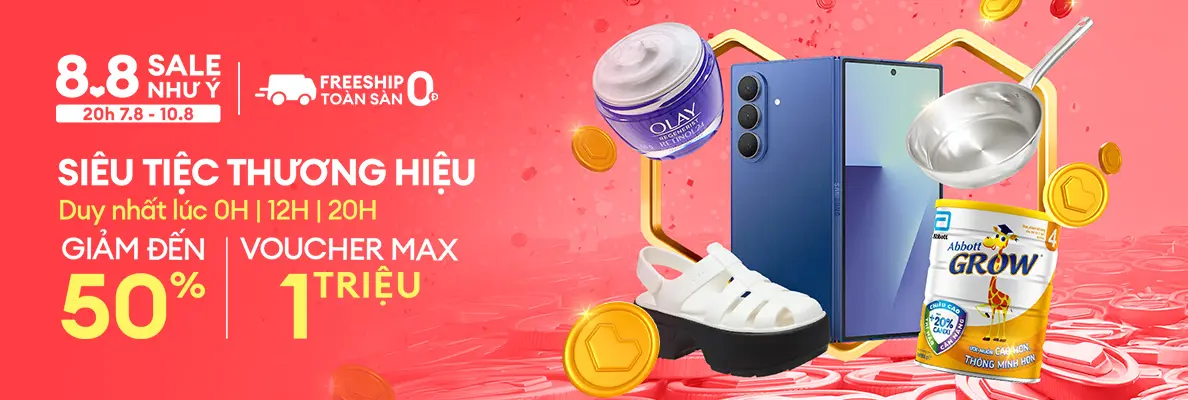 sale thương hiệu lazada 8.8 2025