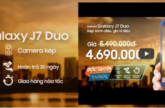 Samsung J7 Duo Lazada bán độc quyền, ưu đãi khủng với mã giảm giá Lazada