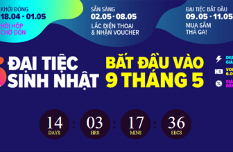 Sinh nhật LAZADA: Tưng Bừng Đại Tiệc Giảm Giá Mua Sắm Online