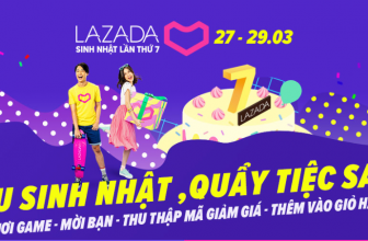 Sinh Nhật Lazada 2019: Lấy Mã giảm giá không giới hạn, Trò Chơi độc nhất vô nhị
