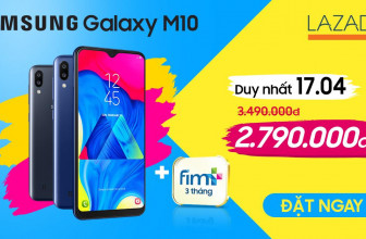 Đánh giá Samsung Galaxy M10. Có nên mua Galaxy M10 trên Lazada?