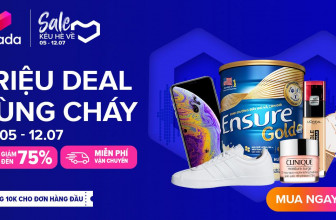 Lazada khuyến mãi tháng 7: Sale Kêu Hè Về – Triệu Deal Bùng Cháy