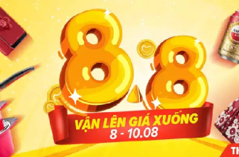 Vận Lên Giá Xuống diễn ra trên LAZADA từ 08/08 – 10/08