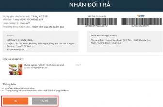 Hướng dẫn đổi trả hàng Lazada dễ dàng, hoàn tiền nhanh chóng nhất